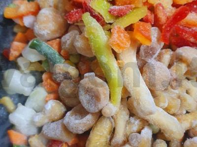 Ryžiai su daržovėmis Žingsnis 1