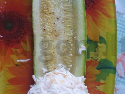 Cukinijų ritinėliai su sūrio įdaru Žingsnis 3