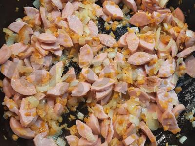 Patingėlių plovas su dešrelėmis Žingsnis 2