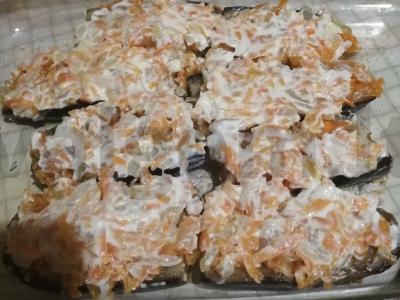 Baklažanai po šubele Žingsnis 3