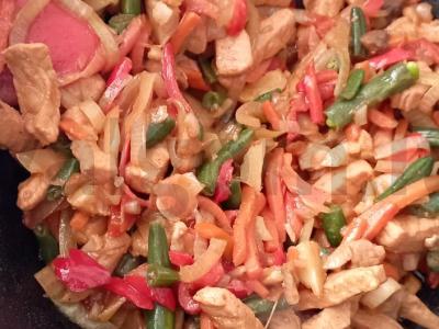 Kiaulienos wok Žingsnis 2