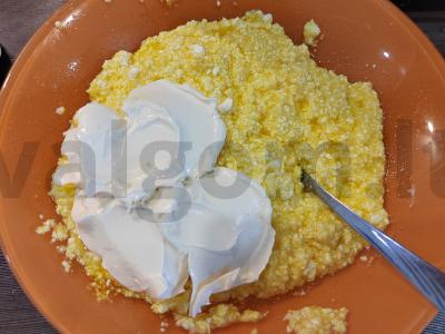 Varškės-uogų pyragas Žingsnis 1