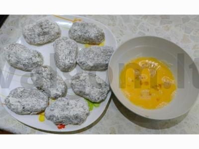 Žuvies kotletai ruginių miltų tešloje Žingsnis 2