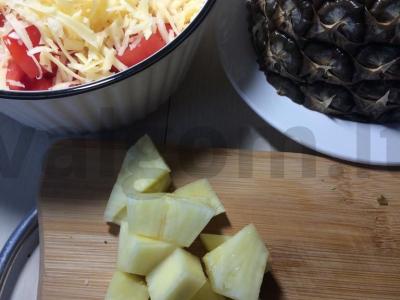 Salotas su sūriu ir ananasais Žingsnis 3