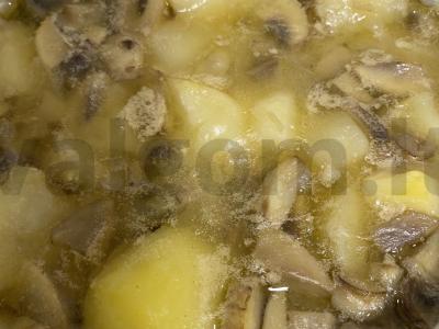 Grybų sriuba-pyragas vištienos sultinyje Žingsnis 3