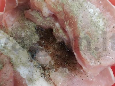 Kiaulienos kepsniai orkaitėje Žingsnis 2