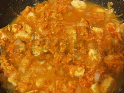 Vištienos krūtinėlės padažas Žingsnis 6