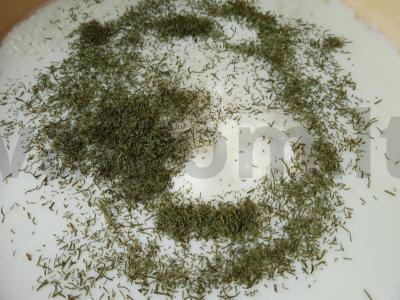 Adygei sūris iš kefyro Žingsnis 1