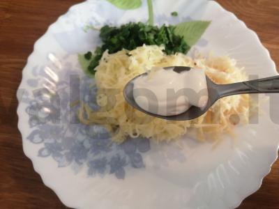 Įdarytos krabų lazdelės su bulvėmis Žingsnis 4