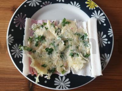 Įdarytos krabų lazdelės su bulvėmis Žingsnis 5