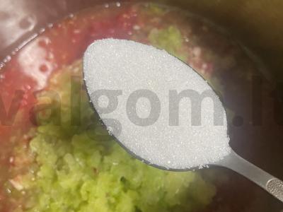 Baklažanai adžikoje žiemai Žingsnis 4