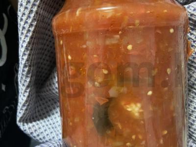 Baklažanai adžikoje žiemai pagrindine nuotrauka