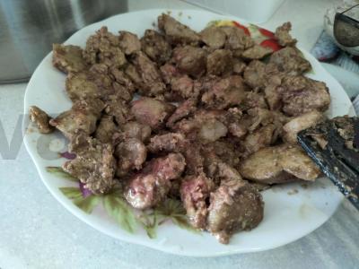 Vištienos kepenėlės grietinėlėje Žingsnis 4