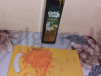 Salotas su daigintu avinžirniu Žingsnis 2