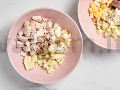 Šventinės tartaletės su kalakutienos ir silkių įdaru Žingsnis 2