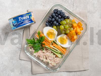 Baltymų pietūs su tunu pagrindine nuotrauka