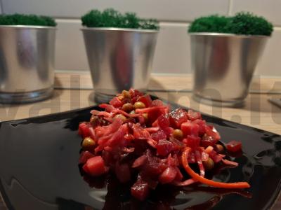 Ryškus vinegretas pagrindine nuotrauka