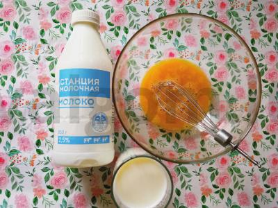 Blynai su putpelių kiaušiniais Žingsnis 3