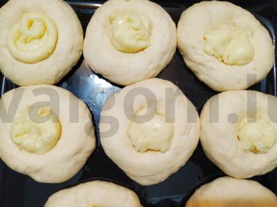 Velykiniai bandelės-nestai Žingsnis 5