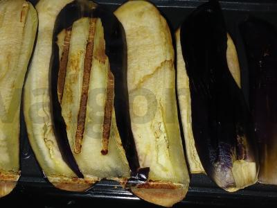 Daržovių salotas su keptu baklažanu ir šitake grybais Žingsnis 1