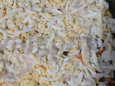 Sluoksniuotas salotas „Saulutė“ Žingsnis 6