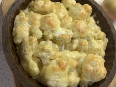 Kepta žiedinė kopūstai pagrindine nuotrauka