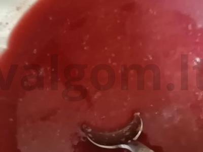 Agrastų džemas su kondensuotu pienu Žingsnis 6
