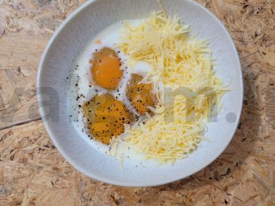 Frittata su daržovėmis ir sūriu orkaitėje Žingsnis 3