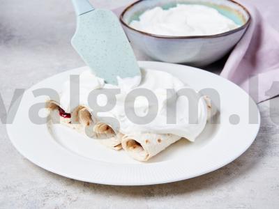 Vegetariškas tortas „Vienuolyno trobelė“ Žingsnis 3