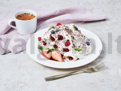 Vegetariškas tortas „Vienuolyno trobelė“ pagrindine nuotrauka