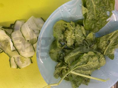 Žaliosios ritinėlės su sūriu ir špinatais Žingsnis 2