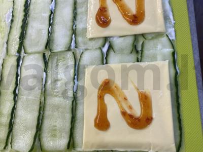 Žaliosios ritinėlės su sūriu ir špinatais Žingsnis 4