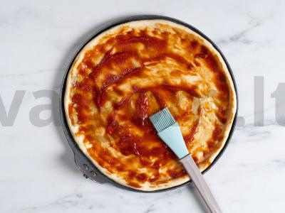 Grybų pica Žingsnis 8