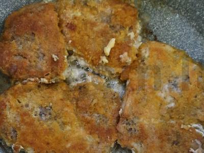 Kiaulienos kaklas su tešla ir džiūvėsėliais Žingsnis 9