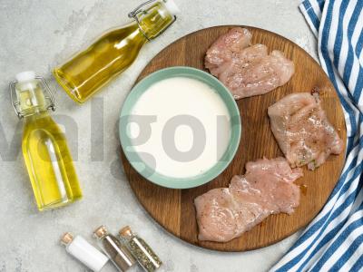 Kalakutienos filė mineraliniame vandenyje Žingsnis 1