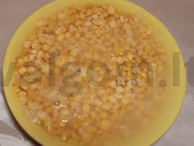 Žirnių sriuba su vištiena Žingsnis 1