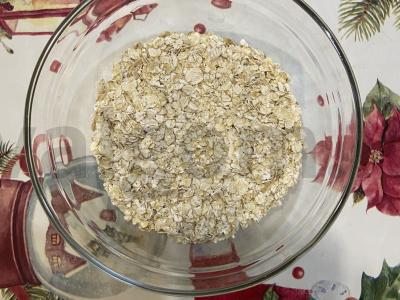 Avižų pudingas su kokosų pienu ir chia sėklomis Žingsnis 1