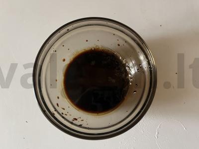 Aštrus medaus padažas žuviai Žingsnis 2