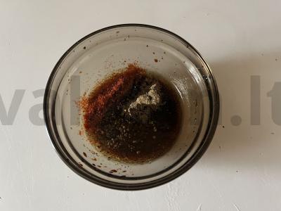 Aštrus medaus padažas žuviai Žingsnis 3