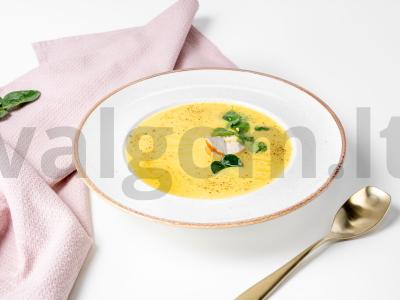 Aštrus karis sriuba su kalakutienos filė ir kaffir laimo lapais pagrindine nuotrauka