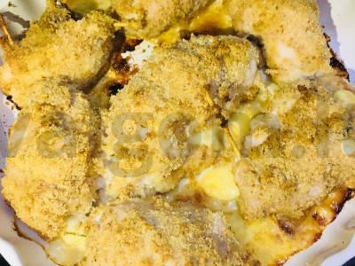 Vištienos filė su kumpiu ir sūriu ritinėliai Žingsnis 5