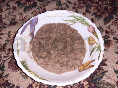 Avižinė košė su proteinu mikrobangų krosnelėje Žingsnis 3