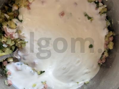 Okroška su kefyru Žingsnis 3