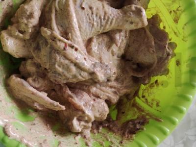 Kumpis, keptas su vištiena ir sūriu Žingsnis 2