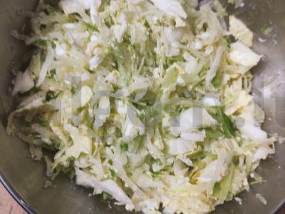 Švelnus ridikėlių salotas Žingsnis 4