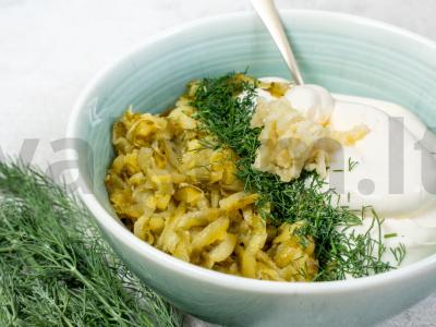 Skanus tartaro padažas Žingsnis 1