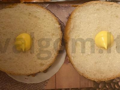 Sūrio ir kiaulienos burgeris Žingsnis 2