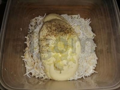 Vištienos šlaunelės po sūrio plutele Žingsnis 2