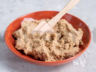 Grikių blynai su kalakutienos filė ir stevijos milteliais Žingsnis 1