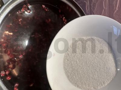 Natūralus kompotas „Granatų svajonės“ Žingsnis 3